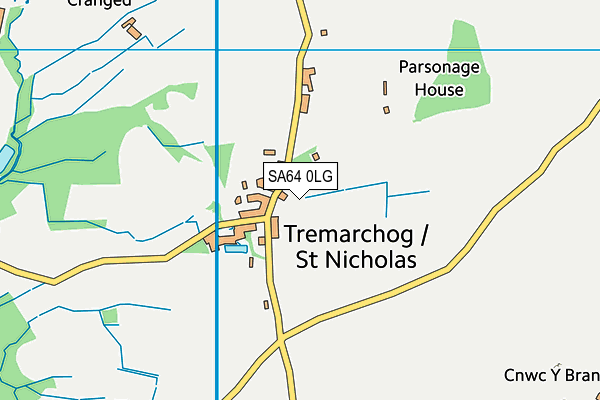 SA64 0LG map - OS VectorMap District (Ordnance Survey) SA64 0LG map - OS VectorMap District (Ordnance Survey)
