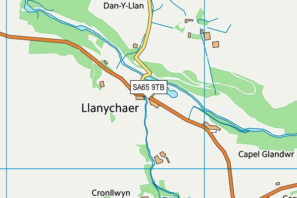 SA65 9TB map - OS VectorMap District (Ordnance Survey) SA65 9TB map - OS VectorMap District (Ordnance Survey)