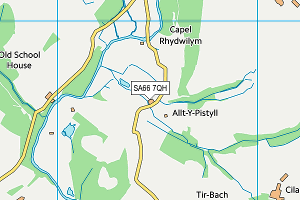 SA66 7QH map - OS VectorMap District (Ordnance Survey) SA66 7QH map - OS VectorMap District (Ordnance Survey)