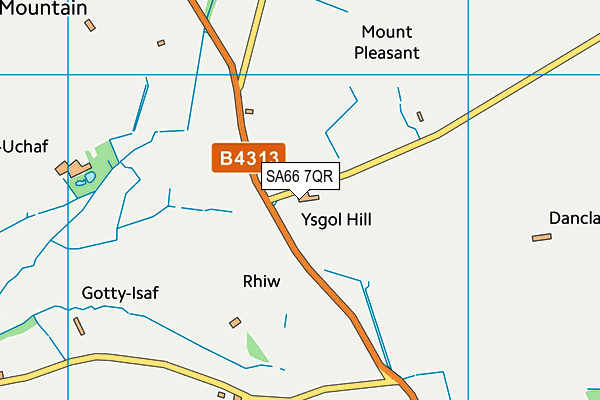 SA66 7QR map - OS VectorMap District (Ordnance Survey) SA66 7QR map - OS VectorMap District (Ordnance Survey)