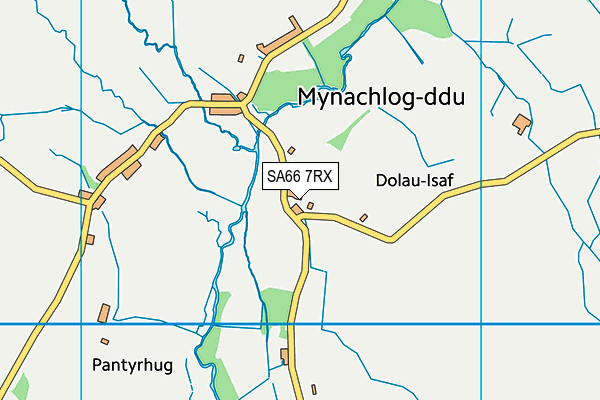 SA66 7RX map - OS VectorMap District (Ordnance Survey) SA66 7RX map - OS VectorMap District (Ordnance Survey)