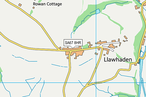 SA67 8HR map - OS VectorMap District (Ordnance Survey) SA67 8HR map - OS VectorMap District (Ordnance Survey)