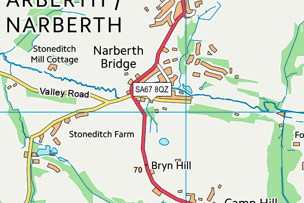 SA67 8QZ map - OS VectorMap District (Ordnance Survey) SA67 8QZ map - OS VectorMap District (Ordnance Survey)
