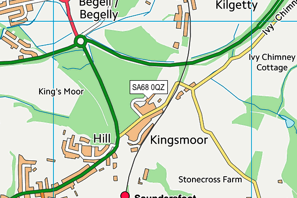 SA68 0QZ map - OS VectorMap District (Ordnance Survey) SA68 0QZ map - OS VectorMap District (Ordnance Survey)