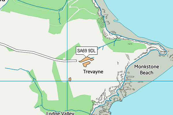SA69 9DL map - OS VectorMap District (Ordnance Survey) SA69 9DL map - OS VectorMap District (Ordnance Survey)