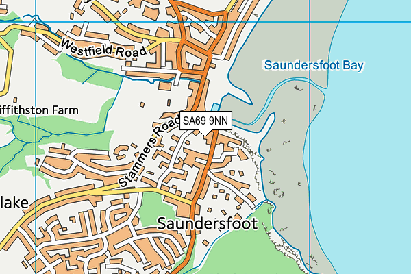 SA69 9NN map - OS VectorMap District (Ordnance Survey) SA69 9NN map - OS VectorMap District (Ordnance Survey)