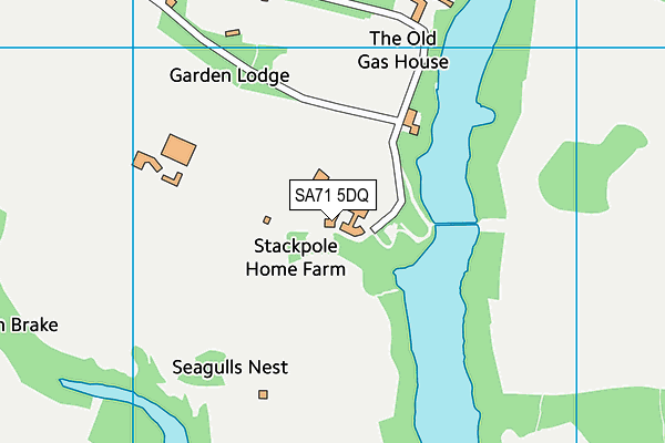 SA71 5DQ map - OS VectorMap District (Ordnance Survey) SA71 5DQ map - OS VectorMap District (Ordnance Survey)