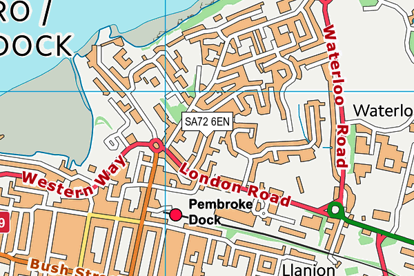 SA72 6EN map - OS VectorMap District (Ordnance Survey) SA72 6EN map - OS VectorMap District (Ordnance Survey)
