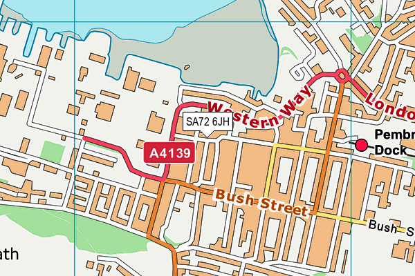 SA72 6JH map - OS VectorMap District (Ordnance Survey) SA72 6JH map - OS VectorMap District (Ordnance Survey)