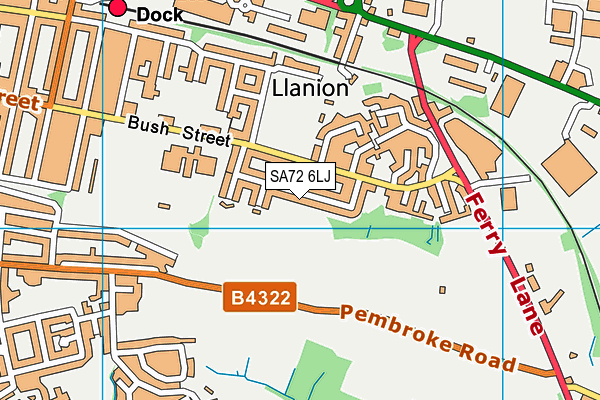 SA72 6LJ map - OS VectorMap District (Ordnance Survey) SA72 6LJ map - OS VectorMap District (Ordnance Survey)