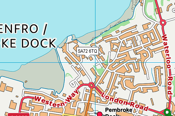SA72 6TQ map - OS VectorMap District (Ordnance Survey) SA72 6TQ map - OS VectorMap District (Ordnance Survey)