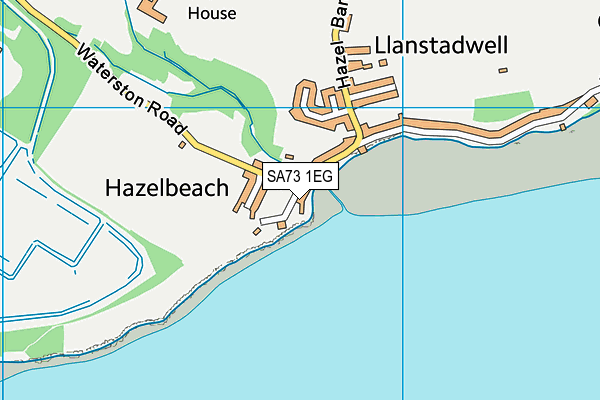 SA73 1EG map - OS VectorMap District (Ordnance Survey) SA73 1EG map - OS VectorMap District (Ordnance Survey)