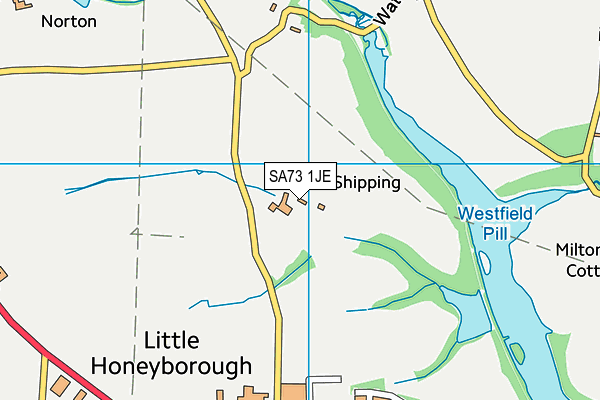 SA73 1JE map - OS VectorMap District (Ordnance Survey) SA73 1JE map - OS VectorMap District (Ordnance Survey)