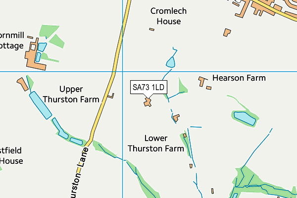SA73 1LD map - OS VectorMap District (Ordnance Survey) SA73 1LD map - OS VectorMap District (Ordnance Survey)