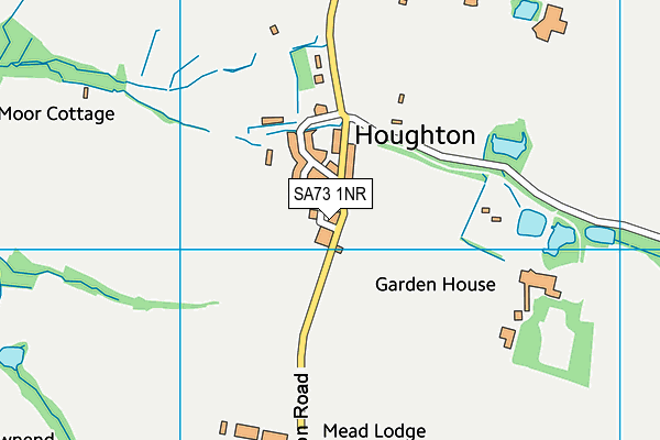 SA73 1NR map - OS VectorMap District (Ordnance Survey) SA73 1NR map - OS VectorMap District (Ordnance Survey)
