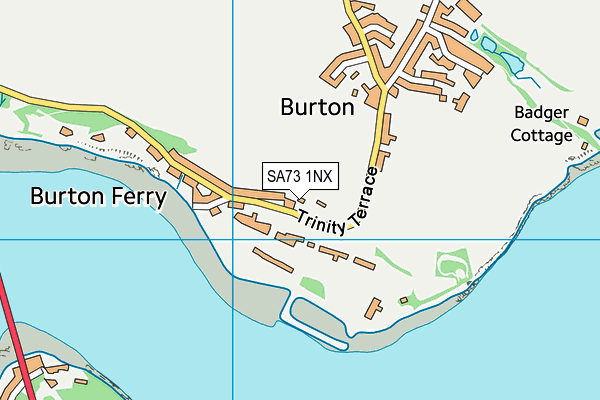 SA73 1NX map - OS VectorMap District (Ordnance Survey) SA73 1NX map - OS VectorMap District (Ordnance Survey)