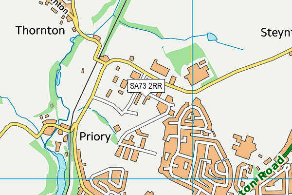 SA73 2RR map - OS VectorMap District (Ordnance Survey) SA73 2RR map - OS VectorMap District (Ordnance Survey)