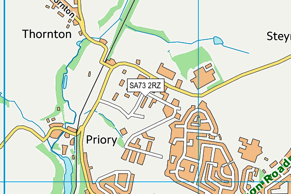 SA73 2RZ map - OS VectorMap District (Ordnance Survey) SA73 2RZ map - OS VectorMap District (Ordnance Survey)