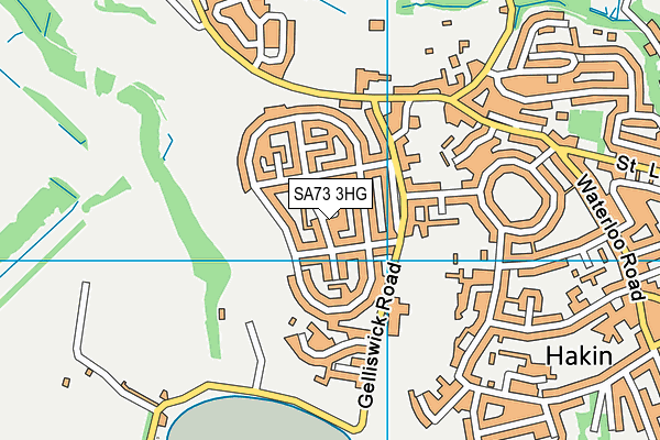 SA73 3HG map - OS VectorMap District (Ordnance Survey) SA73 3HG map - OS VectorMap District (Ordnance Survey)