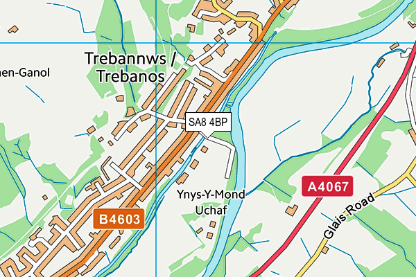 SA8 4BP map - OS VectorMap District (Ordnance Survey) SA8 4BP map - OS VectorMap District (Ordnance Survey)