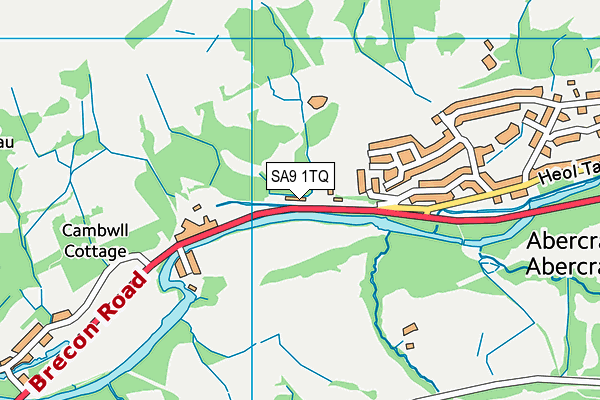 SA9 1TQ map - OS VectorMap District (Ordnance Survey) SA9 1TQ map - OS VectorMap District (Ordnance Survey)