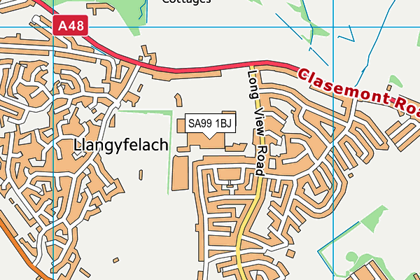 SA99 1BJ map - OS VectorMap District (Ordnance Survey) SA99 1BJ map - OS VectorMap District (Ordnance Survey)