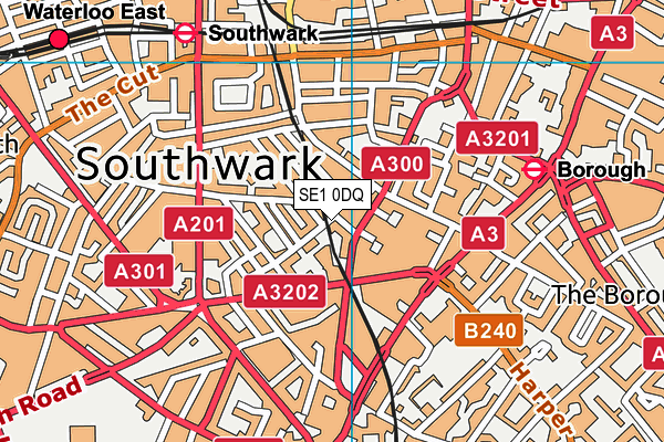 SE1 0DQ map - OS VectorMap District (Ordnance Survey) SE1 0DQ map - OS VectorMap District (Ordnance Survey)