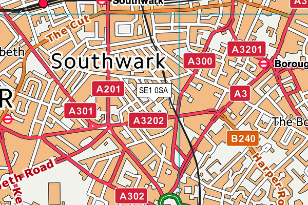 SE1 0SA map - OS VectorMap District (Ordnance Survey) SE1 0SA map - OS VectorMap District (Ordnance Survey)