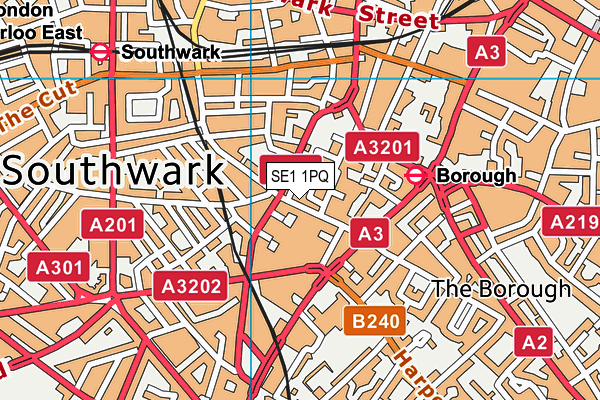 SE1 1PQ map - OS VectorMap District (Ordnance Survey) SE1 1PQ map - OS VectorMap District (Ordnance Survey)