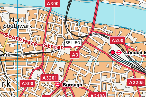 SE1 1RQ map - OS VectorMap District (Ordnance Survey) SE1 1RQ map - OS VectorMap District (Ordnance Survey)