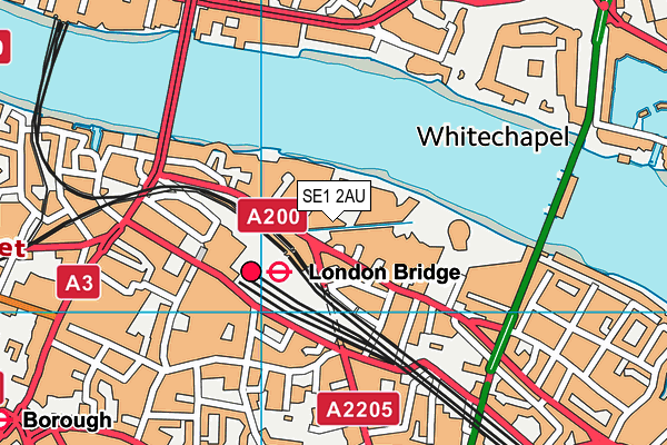 SE1 2AU map - OS VectorMap District (Ordnance Survey) SE1 2AU map - OS VectorMap District (Ordnance Survey)