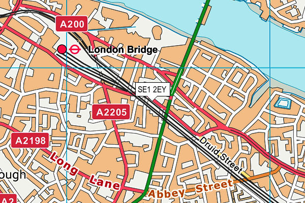 SE1 2EY map - OS VectorMap District (Ordnance Survey) SE1 2EY map - OS VectorMap District (Ordnance Survey)