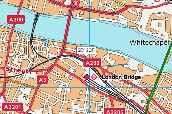 SE1 2QF map - OS VectorMap District (Ordnance Survey) SE1 2QF map - OS VectorMap District (Ordnance Survey)