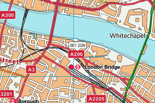 SE1 2QN map - OS VectorMap District (Ordnance Survey) SE1 2QN map - OS VectorMap District (Ordnance Survey)