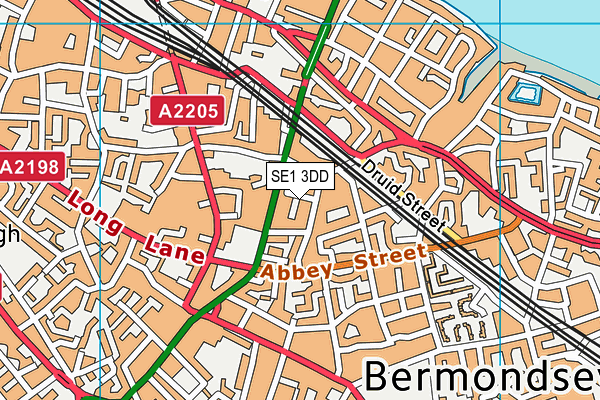SE1 3DD map - OS VectorMap District (Ordnance Survey) SE1 3DD map - OS VectorMap District (Ordnance Survey)