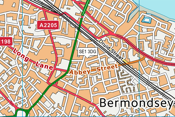 SE1 3DG map - OS VectorMap District (Ordnance Survey) SE1 3DG map - OS VectorMap District (Ordnance Survey)