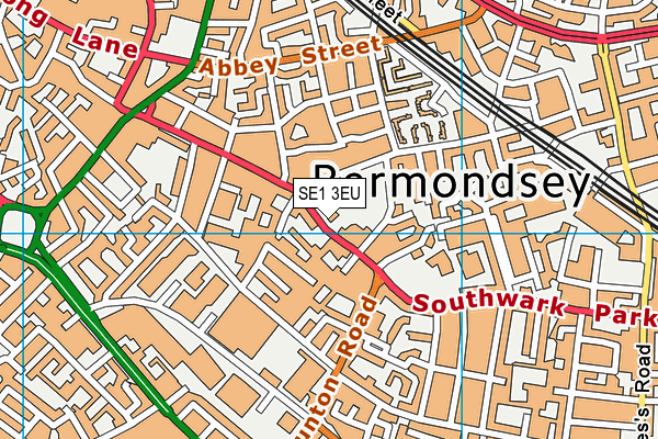 SE1 3EU map - OS VectorMap District (Ordnance Survey) SE1 3EU map - OS VectorMap District (Ordnance Survey)