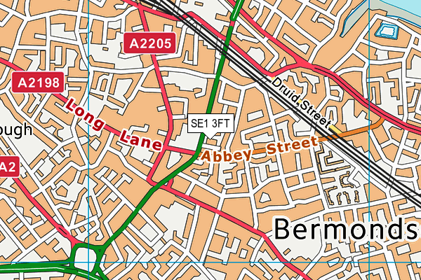 SE1 3FT map - OS VectorMap District (Ordnance Survey) SE1 3FT map - OS VectorMap District (Ordnance Survey)