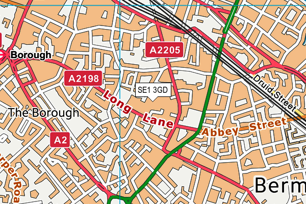 SE1 3GD map - OS VectorMap District (Ordnance Survey) SE1 3GD map - OS VectorMap District (Ordnance Survey)