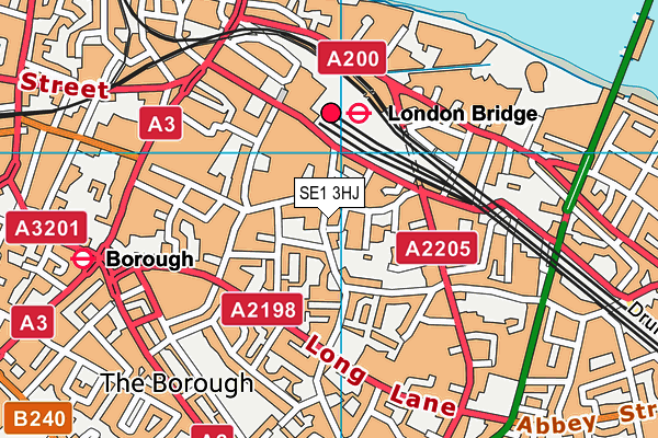 SE1 3HJ map - OS VectorMap District (Ordnance Survey) SE1 3HJ map - OS VectorMap District (Ordnance Survey)