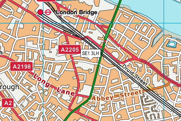 SE1 3LH map - OS VectorMap District (Ordnance Survey) SE1 3LH map - OS VectorMap District (Ordnance Survey)