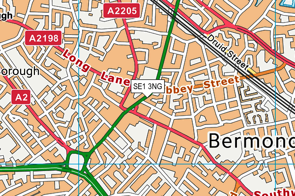 SE1 3NG map - OS VectorMap District (Ordnance Survey) SE1 3NG map - OS VectorMap District (Ordnance Survey)