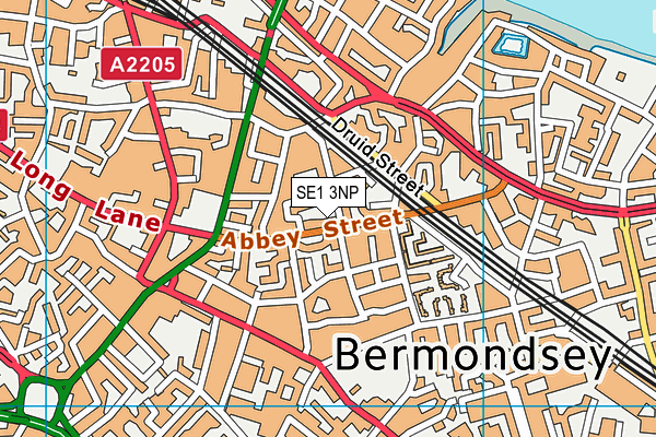 SE1 3NP map - OS VectorMap District (Ordnance Survey) SE1 3NP map - OS VectorMap District (Ordnance Survey)
