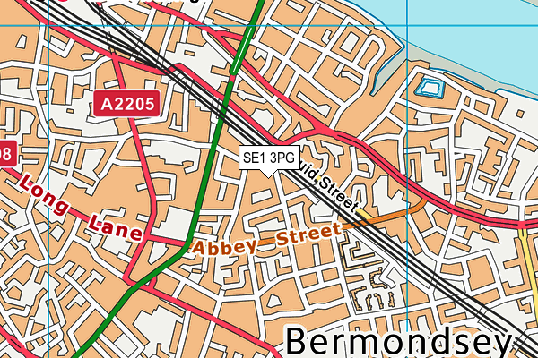 SE1 3PG map - OS VectorMap District (Ordnance Survey) SE1 3PG map - OS VectorMap District (Ordnance Survey)