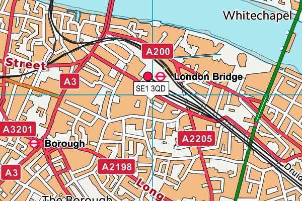 SE1 3QD map - OS VectorMap District (Ordnance Survey) SE1 3QD map - OS VectorMap District (Ordnance Survey)