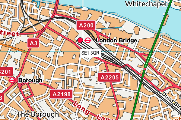 SE1 3QR map - OS VectorMap District (Ordnance Survey) SE1 3QR map - OS VectorMap District (Ordnance Survey)