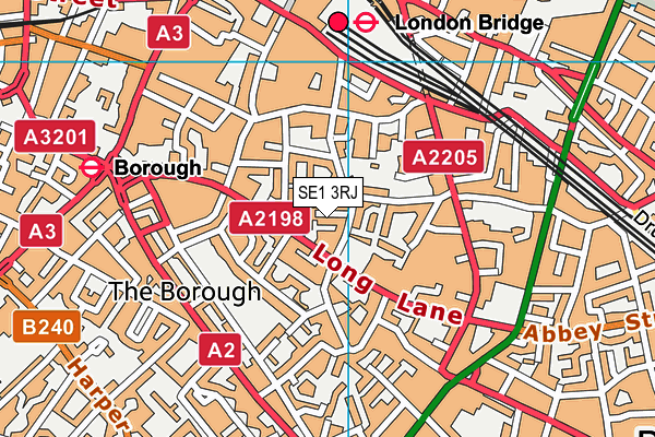 SE1 3RJ map - OS VectorMap District (Ordnance Survey) SE1 3RJ map - OS VectorMap District (Ordnance Survey)