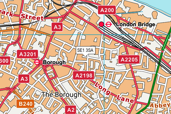 SE1 3SA map - OS VectorMap District (Ordnance Survey) SE1 3SA map - OS VectorMap District (Ordnance Survey)