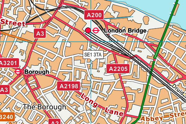 SE1 3TA map - OS VectorMap District (Ordnance Survey) SE1 3TA map - OS VectorMap District (Ordnance Survey)