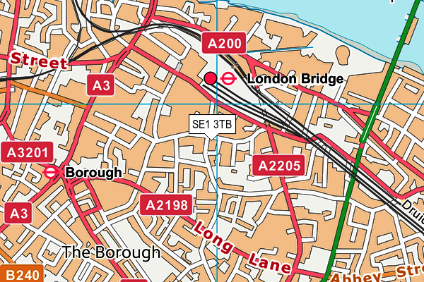 SE1 3TB map - OS VectorMap District (Ordnance Survey) SE1 3TB map - OS VectorMap District (Ordnance Survey)